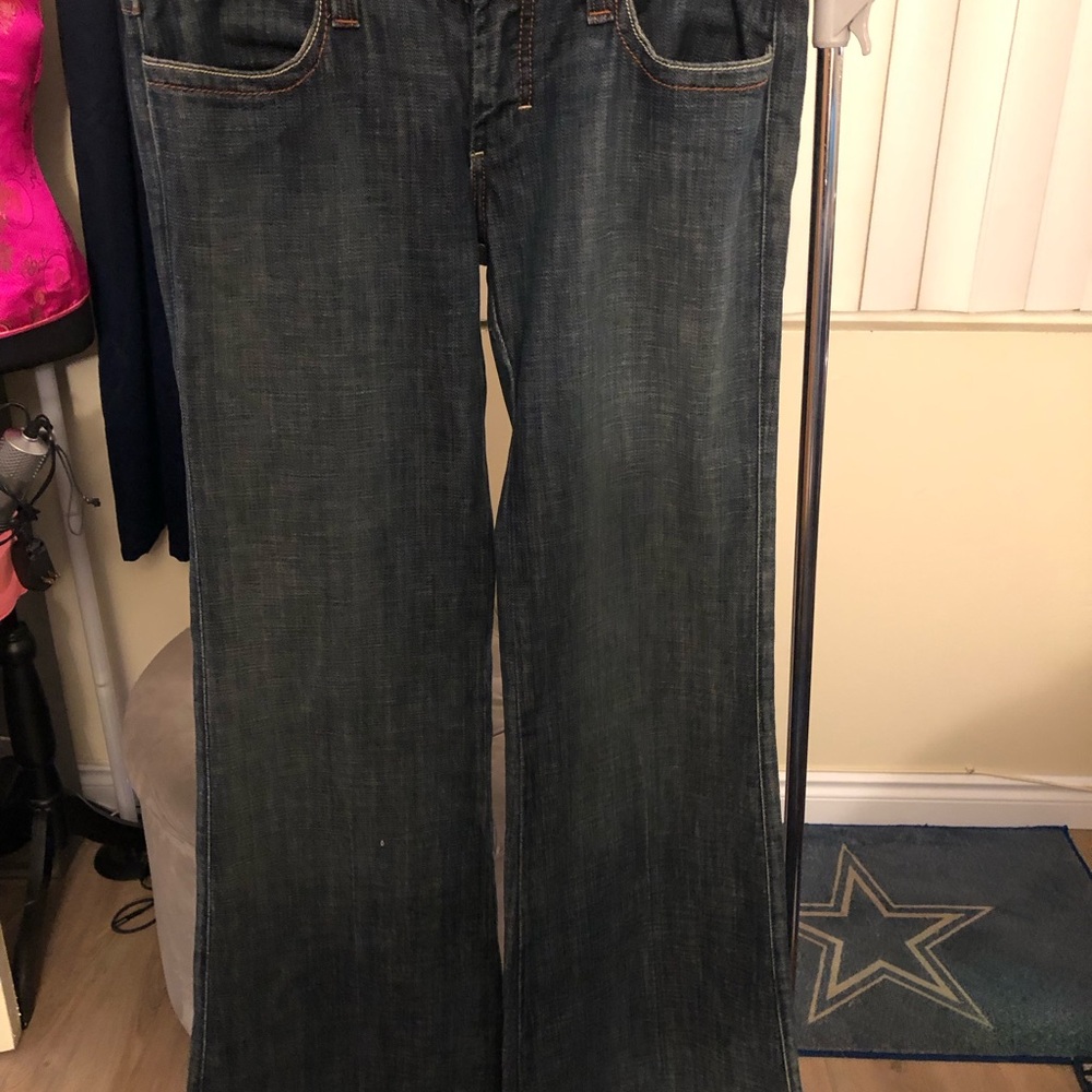 Frankie B Dark Blue Bootcut Jeans